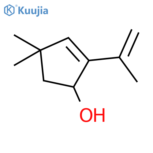 2-CYCLOPENTEN-1-OL, 4,4-DIMETHYL-2-(1-METHYLETHENYL)- structure
