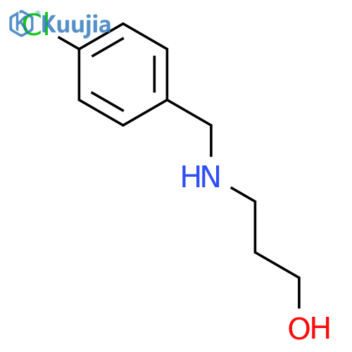 3-((4-Chlorobenzyl)amino)propan-1-ol structure