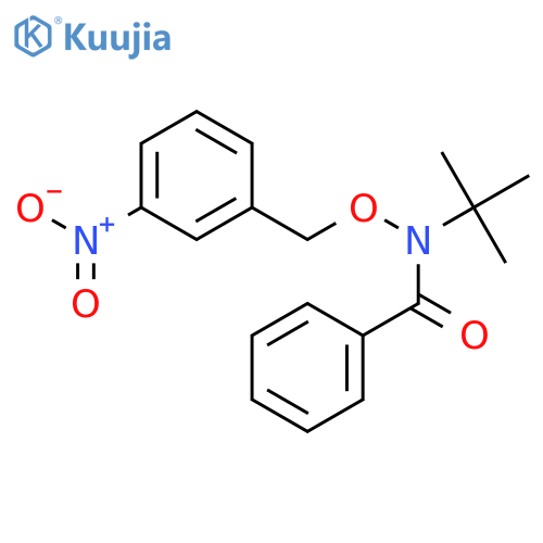 Benzamide, N-(1,1-dimethylethyl)-N-[(3-nitrophenyl)methoxy]- structure