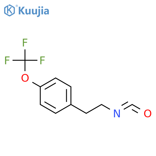 1-(2-Isocyanatoethyl)-4-(trifluoromethoxy)benzene structure