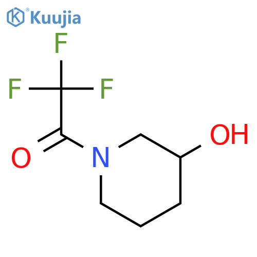 2,2,2-trifluoro-1-(3-hydroxypiperidin-1-yl)ethan-1-one structure