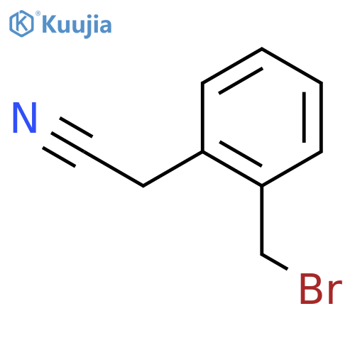 2-(2-(Bromomethyl)phenyl)acetonitrile structure