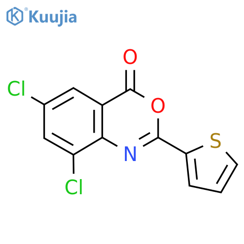 6,8-Dichloro-2-(thiophen-2-yl)-4H-3,1-benzoxazin-4-one structure