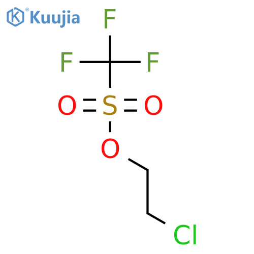 2-chloroethyl trifluoromethanesulfonate structure
