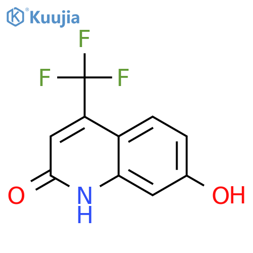 2(1H)-Quinolinone,7-hydroxy-4-(trifluoromethyl)- structure