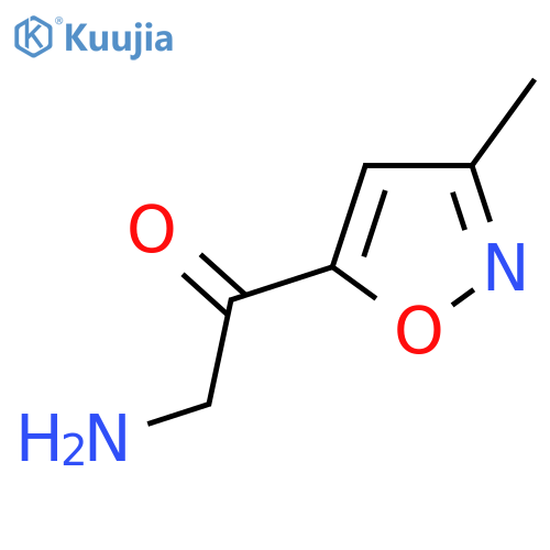 2-amino-1-(3-methyl-1,2-oxazol-5-yl)ethan-1-one structure