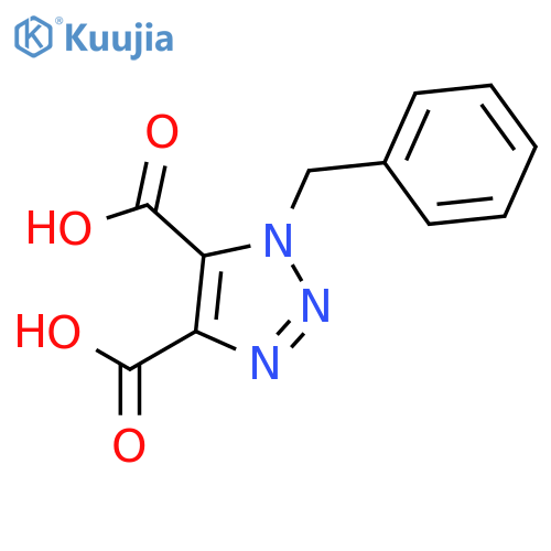 1-benzyl-1H-1,2,3-triazole-4,5-dicarboxylic acid structure