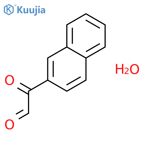 2-Naphthylglyoxal hydrate structure