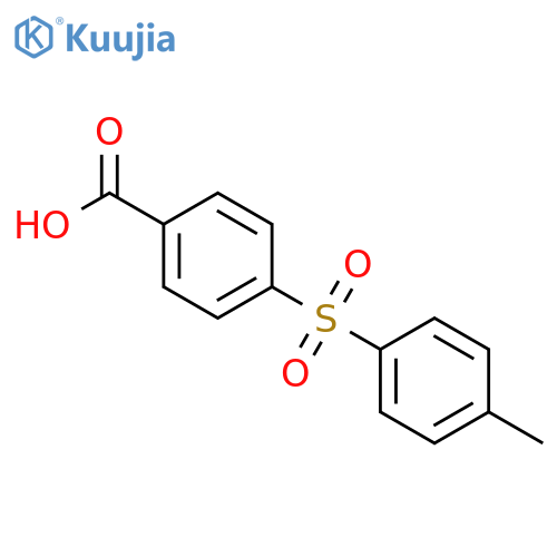 Benzoicacid, 4-[(4-methylphenyl)sulfonyl]- structure