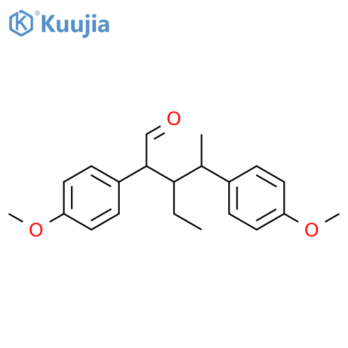 3-Ethyl-2,4-bis(p-methoxyphenyl)-1-pentanone structure