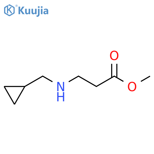 methyl 3-(cyclopropylmethyl)aminopropanoate structure