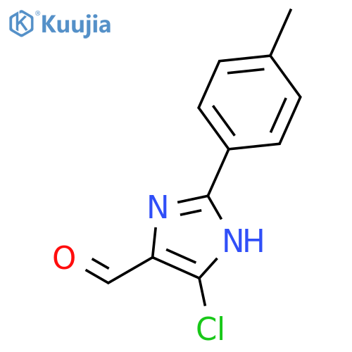 1H-Imidazole-4-carboxaldehyde, 5-chloro-2-(4-methylphenyl)- structure