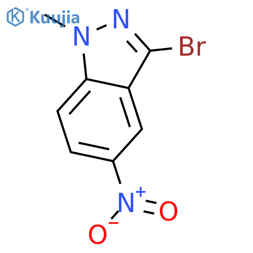3-Bromo-1-methyl-5-nitro-1H-indazole structure