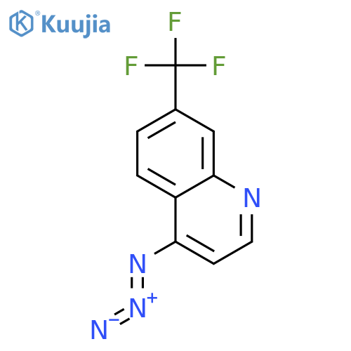 Quinoline,4-azido-7-(trifluoromethyl)- structure