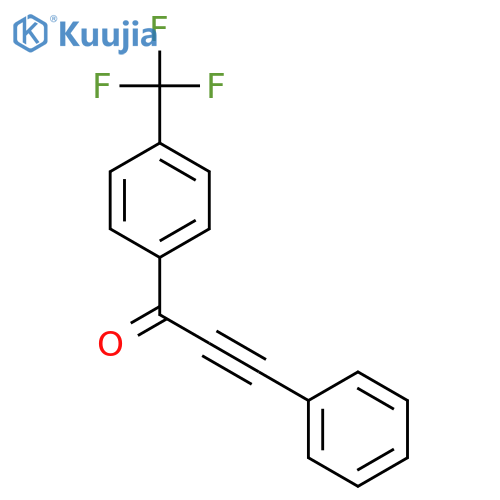 2-Propyn-1-one, 3-phenyl-1-[4-(trifluoromethyl)phenyl]- structure