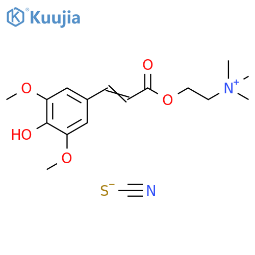 Sinapine thiocyanate structure