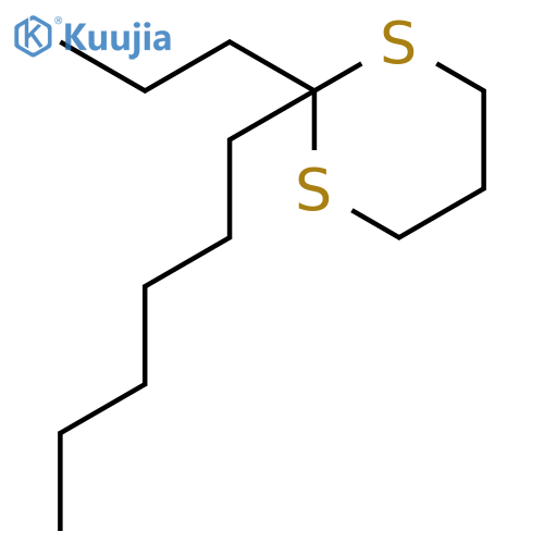 1,3-DITHIANE, 2-HEXYL-2-PROPYL- structure