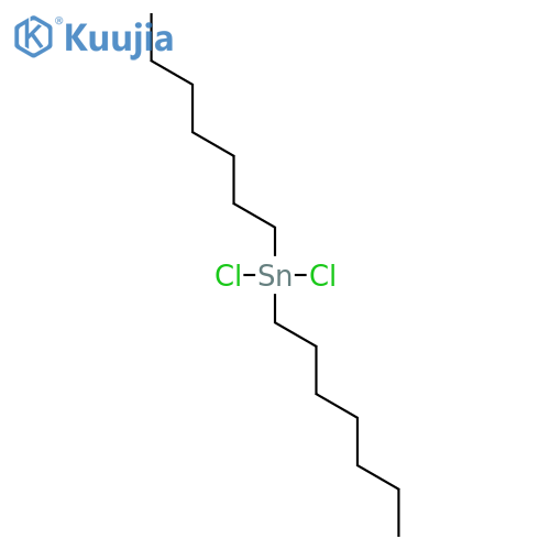 Diheptyltin Dichloride structure