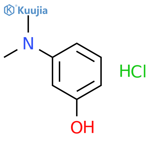 3-(Dimethylamino)phenol hydrochloride structure