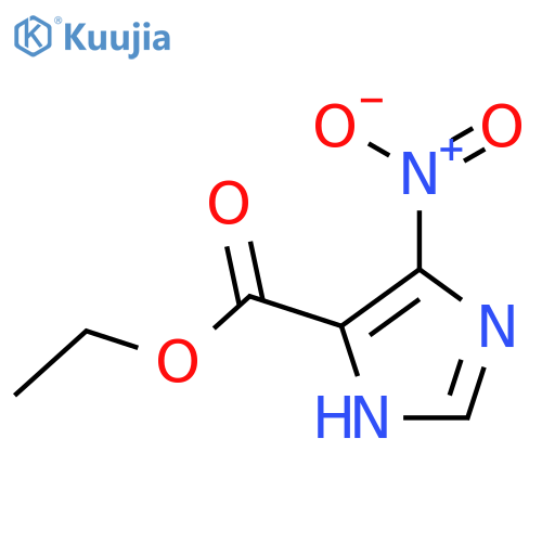 Ethyl 5-Nitro-1H-imidazole-4-carboxylate structure