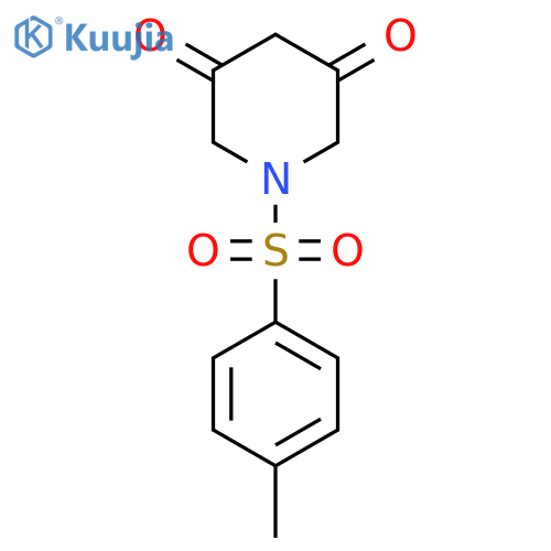 3,5-PIPERIDINEDIONE, 1-[(4-METHYLPHENYL)SULFONYL]- structure