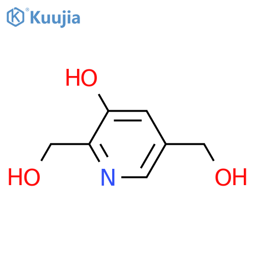 2,5-Pyridinedimethanol,3-hydroxy- structure