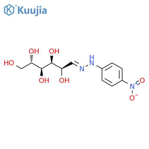 L-Glucose, (4-nitrophenyl)hydrazone structure