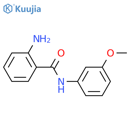 2-Amino-N-(3-methoxyphenyl)benzamide structure