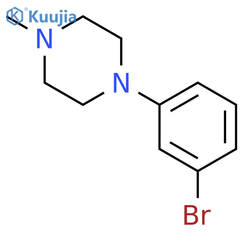 1-(3-Bromophenyl)-4-methylpiperazine structure