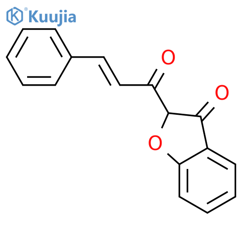 3(2H)-Benzofuranone, 2-(1-oxo-3-phenyl-2-propenyl)- structure