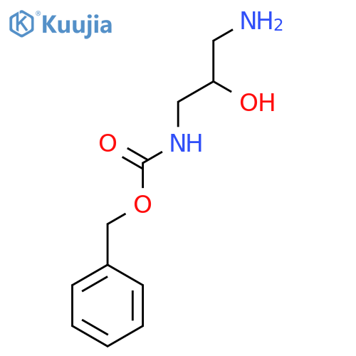 benzyl N-(3-amino-2-hydroxypropyl)carbamate structure