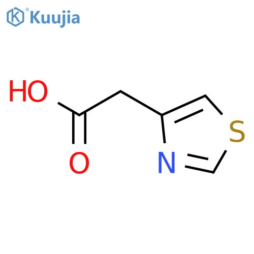 2-(1,3-thiazol-4-yl)acetic acid structure