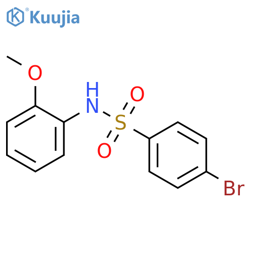 4-Bromo-N-(2-methoxyphenyl)benzenesulfonamide structure