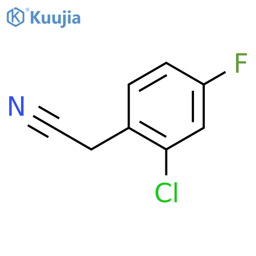 2-Chloro-4-fluorophenylacetonitrile structure