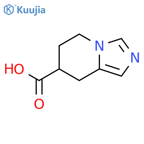 5H,6H,7H,8H-imidazo1,5-apyridine-7-carboxylic acid structure