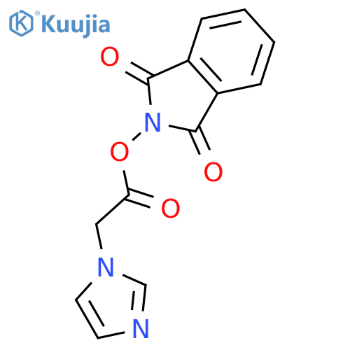 1H-ISOINDOLE-1,3(2H)-DIONE, 2-[(1H-IMIDAZOL-1-YLACETYL)OXY]- structure