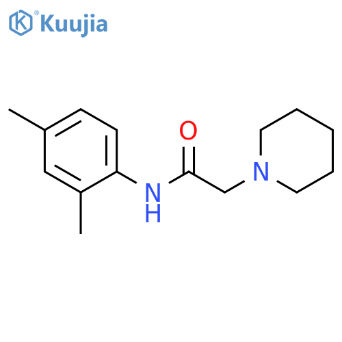 N-(2,4-Dimethyl-phenyl)-2-piperidin-1-yl-acetamide structure