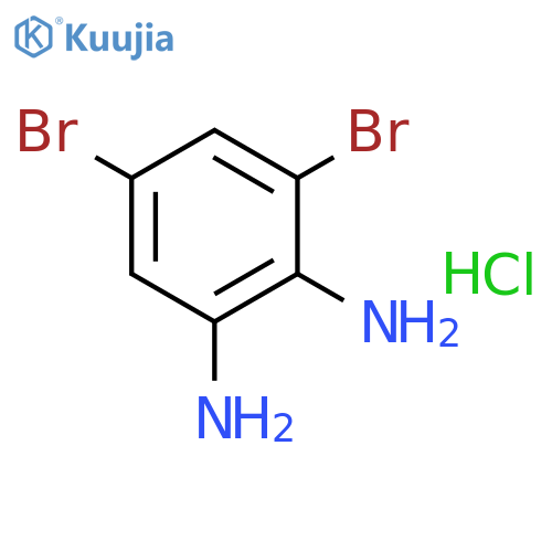 3,5-Dibromo-1,2-phenylenediamine Monohydrochloride structure