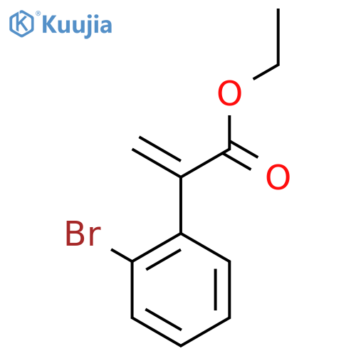 Ethyl 2-(2-bromophenyl)acrylate structure