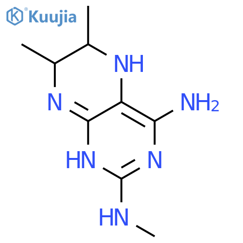 2,4-PTERIDINEDIAMINE, 1,5,6,7-TETRAHYDRO-N2,6,7-TRIMETHYL- structure