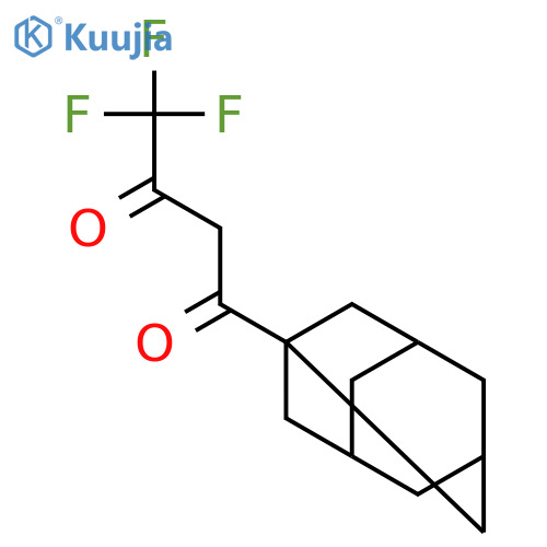 1-(1-Adamantyl)-4,4,4-trifluorobutane-1,3-dione structure