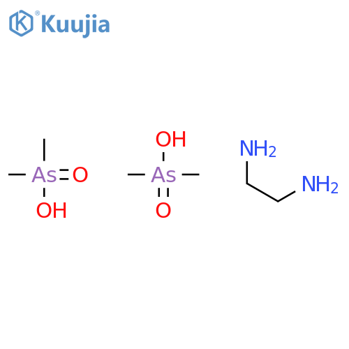 ARSINIC ACID, DIMETHYL-, COMPD. WITH 1,2-ETHANEDIAMINE (2:1) structure