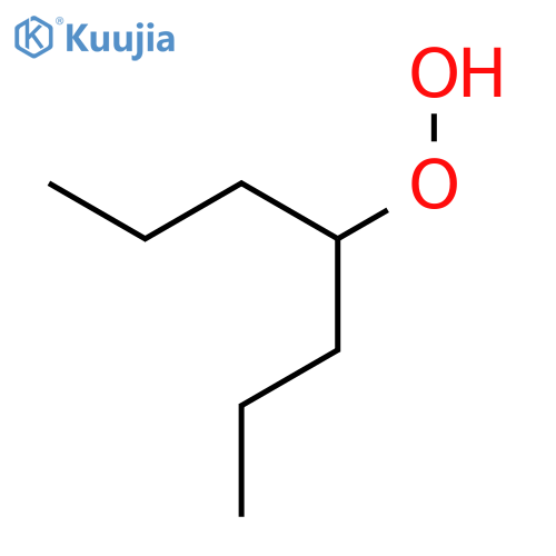 4-hydroperoxy-n-heptane structure