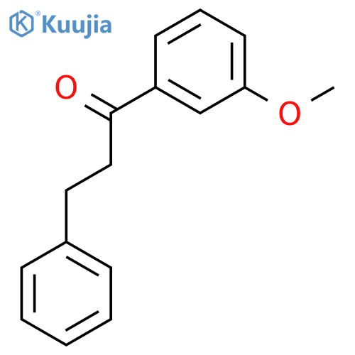 1-(3-methoxyphenyl)-3-phenylpropan-1-one structure