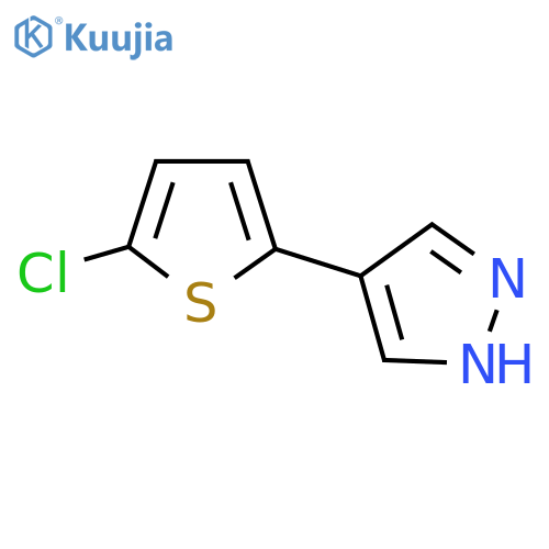 4-(5-chlorothiophen-2-yl)-1H-pyrazole structure