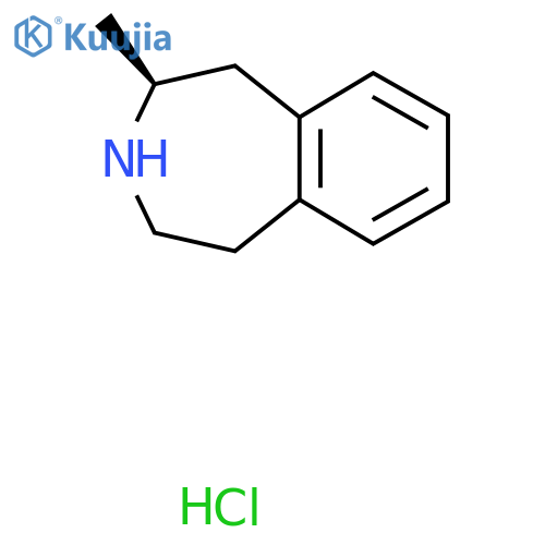 (2S)-2-Methyl-2,3,4,5-tetrahydro-1H-3-benzazepine Hydrochloride structure