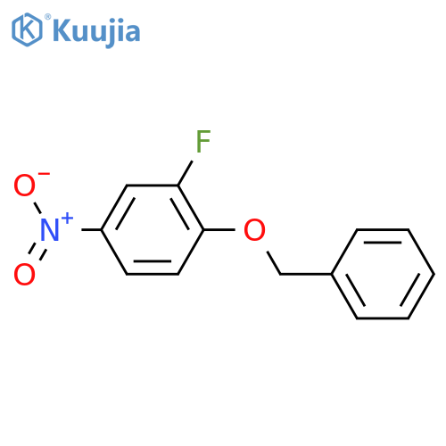 1-Benzyloxy-2-fluoro-4-nitrobenzene structure