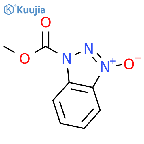 Methyl 3-oxidobenzotriazol-3-ium-1-carboxylate structure