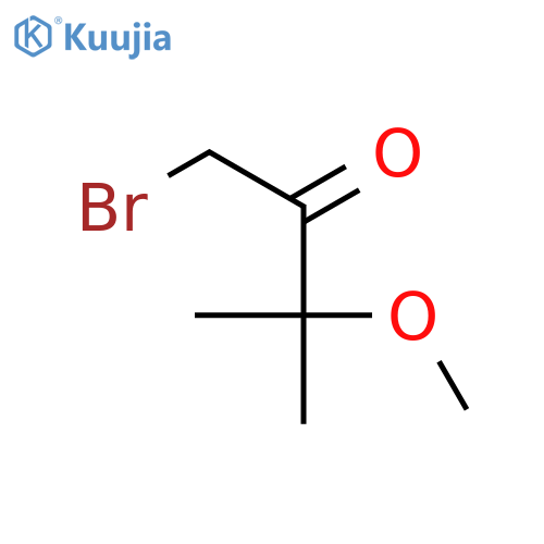 1-bromo-3-methoxy-3-methylbutan-2-one structure