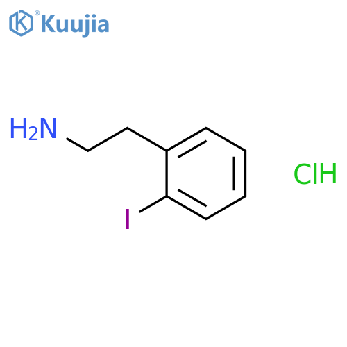2-(2-iodophenyl)ethan-1-amine hydrochloride structure
